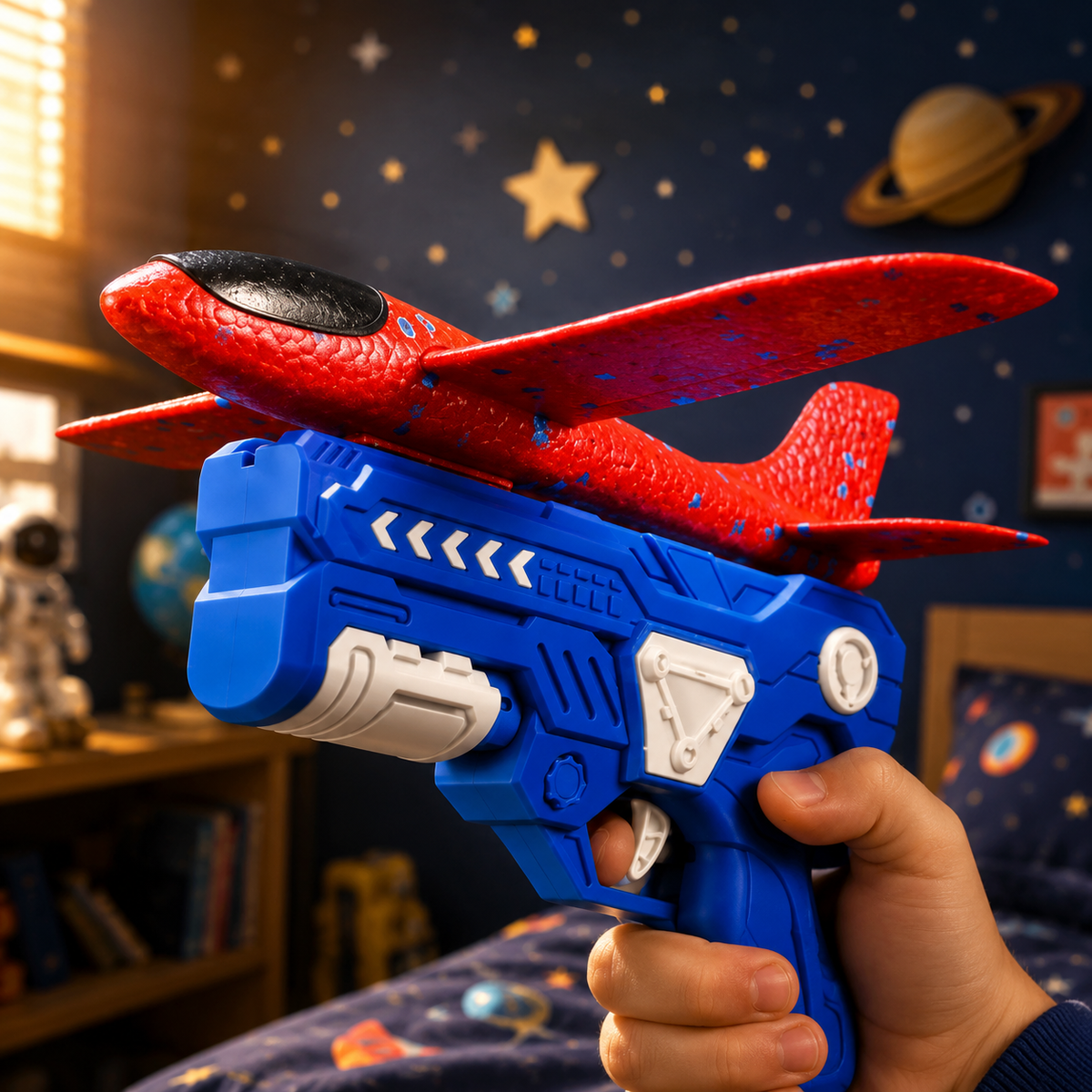 Foam Glider Airplane Launcher
