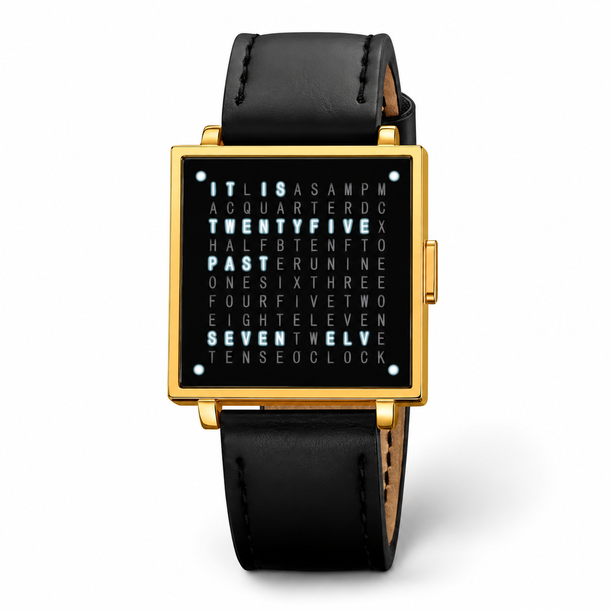Textual Digital Display Watch