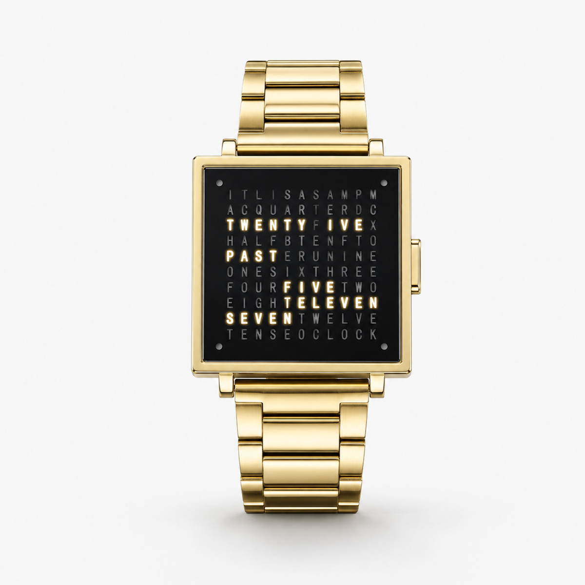 Textual Digital Display Watch