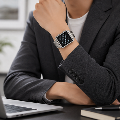 Textual Digital Display Watch