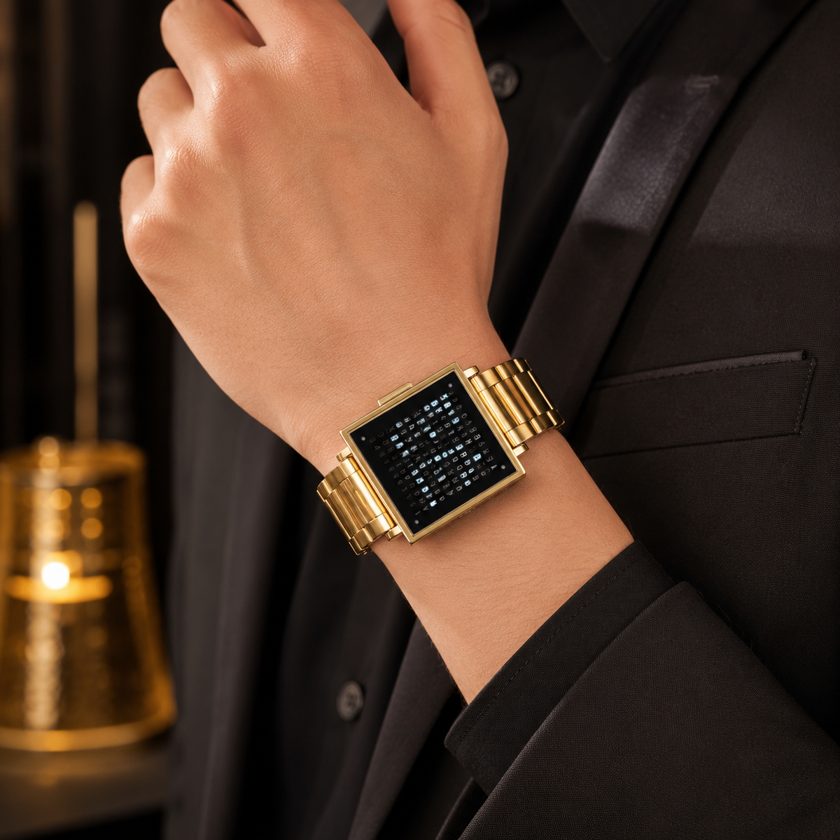 Textual Digital Display Watch