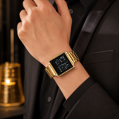 Textual Digital Display Watch
