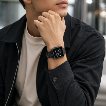 Textual Digital Display Watch
