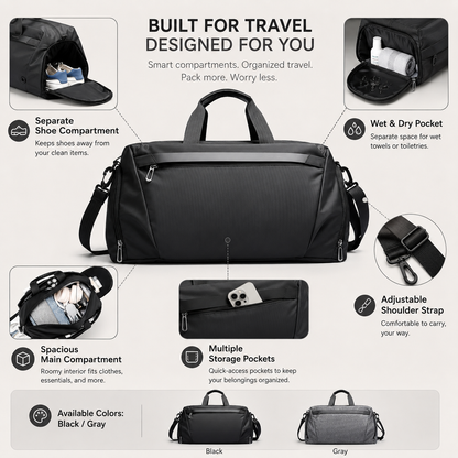Waterproof Travel Duffel Bag