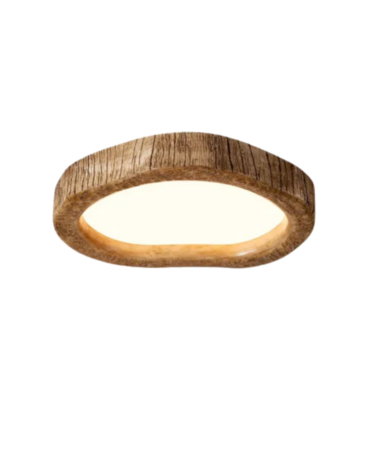 Le Halo Bois Rustic Wood LED Ceiling Light