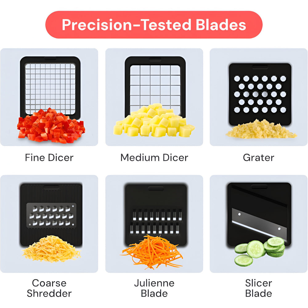 Manual Vegetable Chopper Prep Set