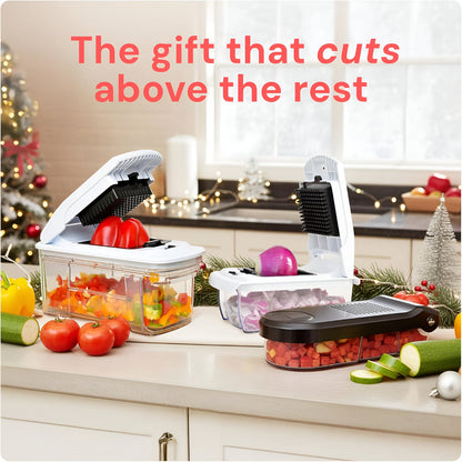 Manual Vegetable Chopper Prep Set