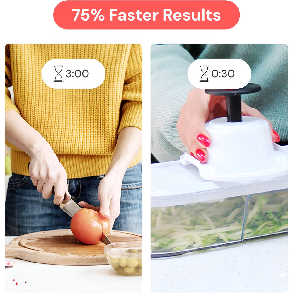 Manual Vegetable Chopper Prep Set
