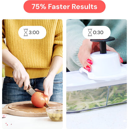 Manual Vegetable Chopper Prep Set