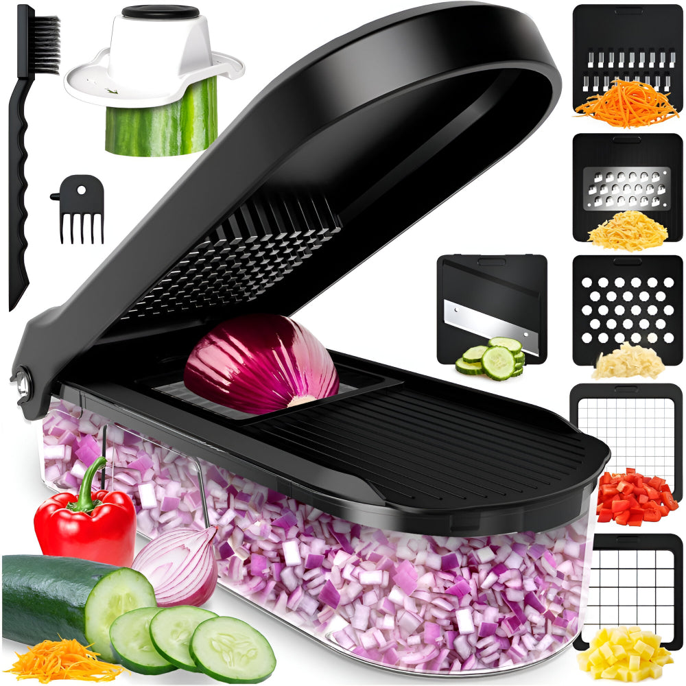 Manual Vegetable Chopper Prep Set