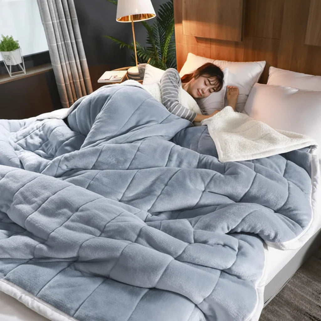 Cozy Crest Soft Flannel Winter Throw Blanket - Brushed Fleece Sofa & Bed Throw, 4 Sizes (47x79 to 79x91 in), 7 Colors