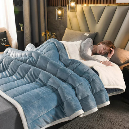 Cozy Crest Soft Flannel Winter Throw Blanket - Brushed Fleece Sofa & Bed Throw, 4 Sizes (47x79 to 79x91 in), 7 Colors