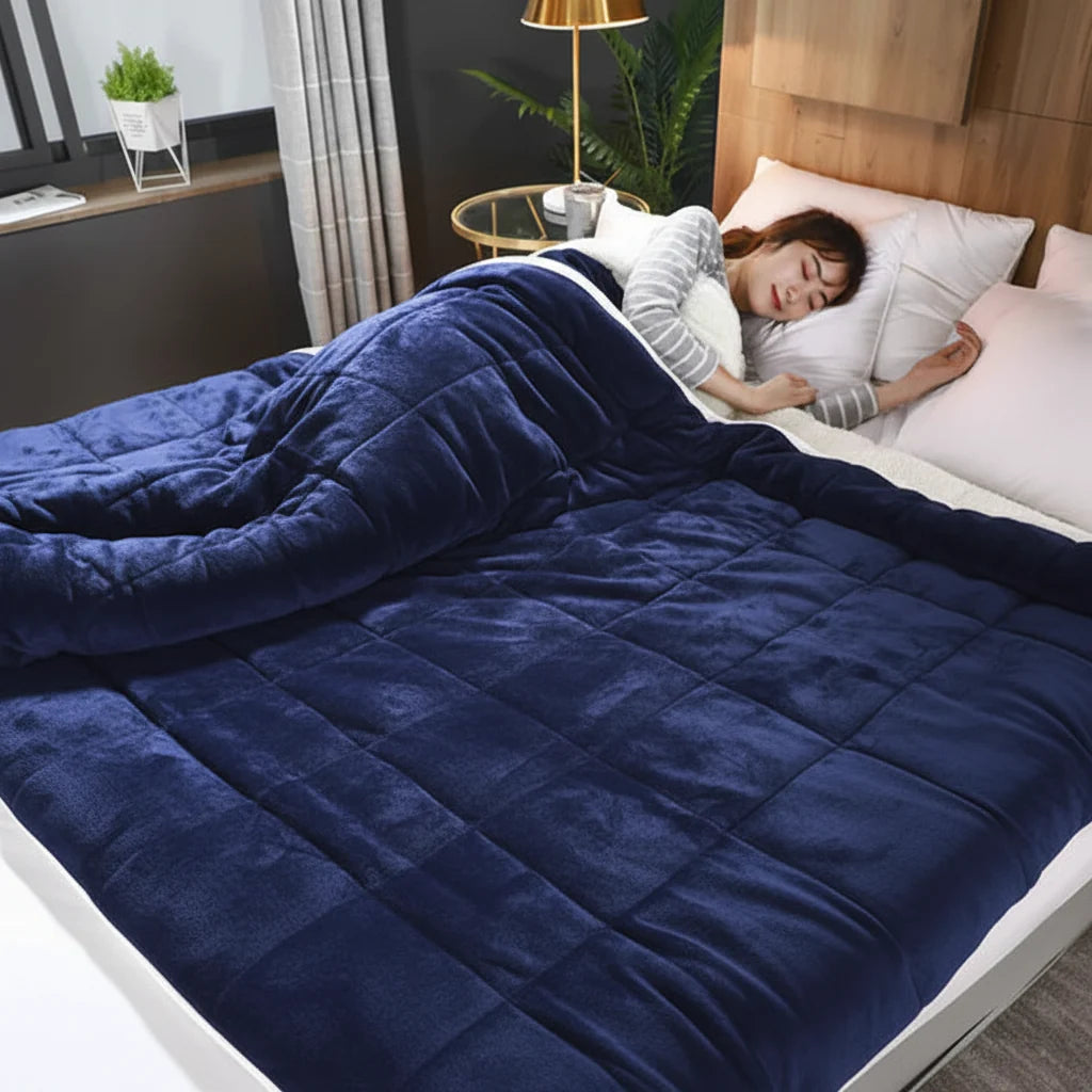 Cozy Crest Soft Flannel Winter Throw Blanket - Brushed Fleece Sofa & Bed Throw, 4 Sizes (47x79 to 79x91 in), 7 Colors