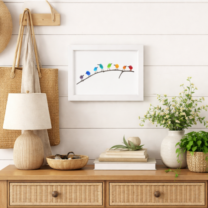 Sea Glass & Driftwood Coastal Wall Art
