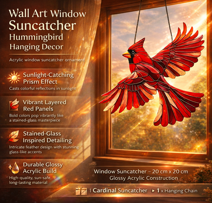 Hummingbird Window Suncatcher