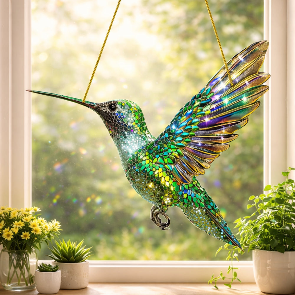 Hummingbird Window Suncatcher