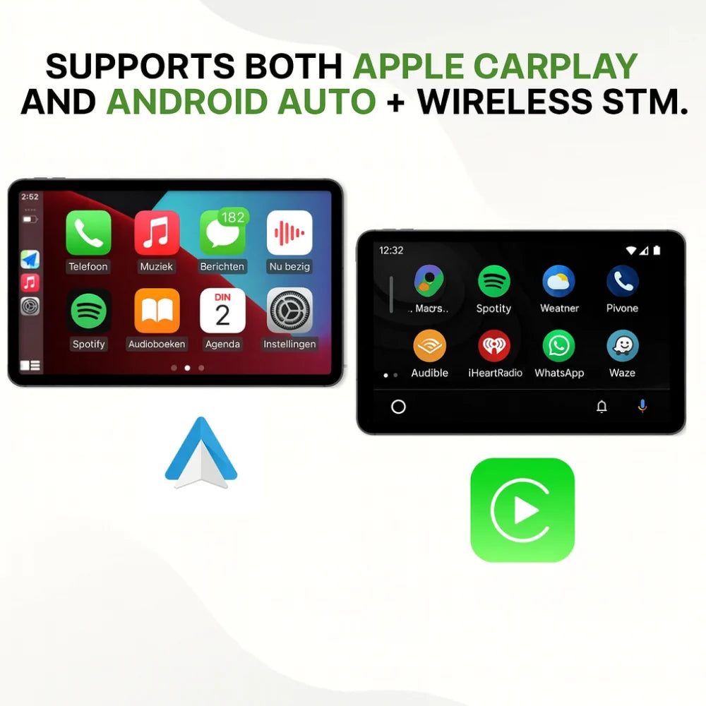 Wireless CarPlay & Android Auto Display