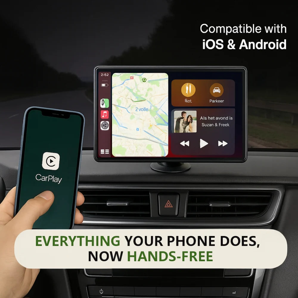 Wireless CarPlay & Android Auto Display