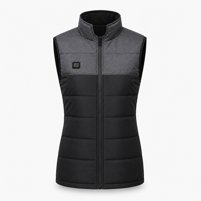 Cozy Crest Women's Rechargeable Heated Vest - USB Battery Heated Body Warmer, S to 3XL, Multiple Colors, Winter Outdoor Wear