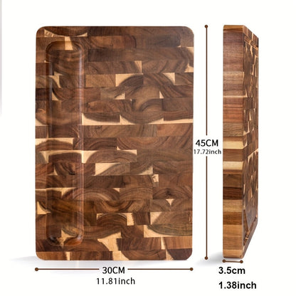 Acacia End Grain Cutting Board