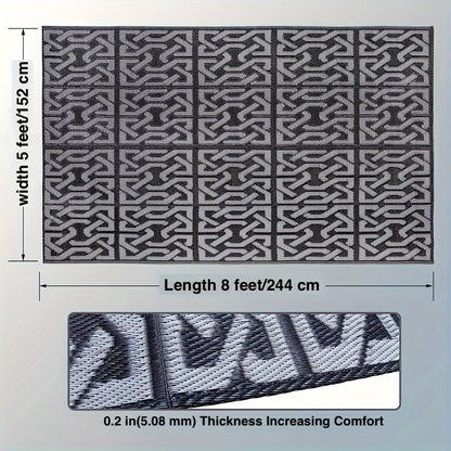 Reversible Outdoor Patio Rug
