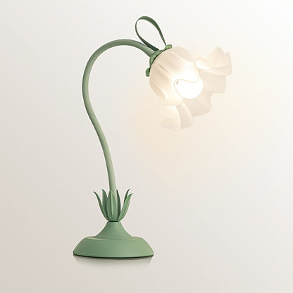 Floral USB Powered Table Lamp