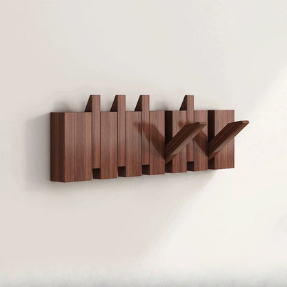Foldable Piano Key Wooden Wall Hooks