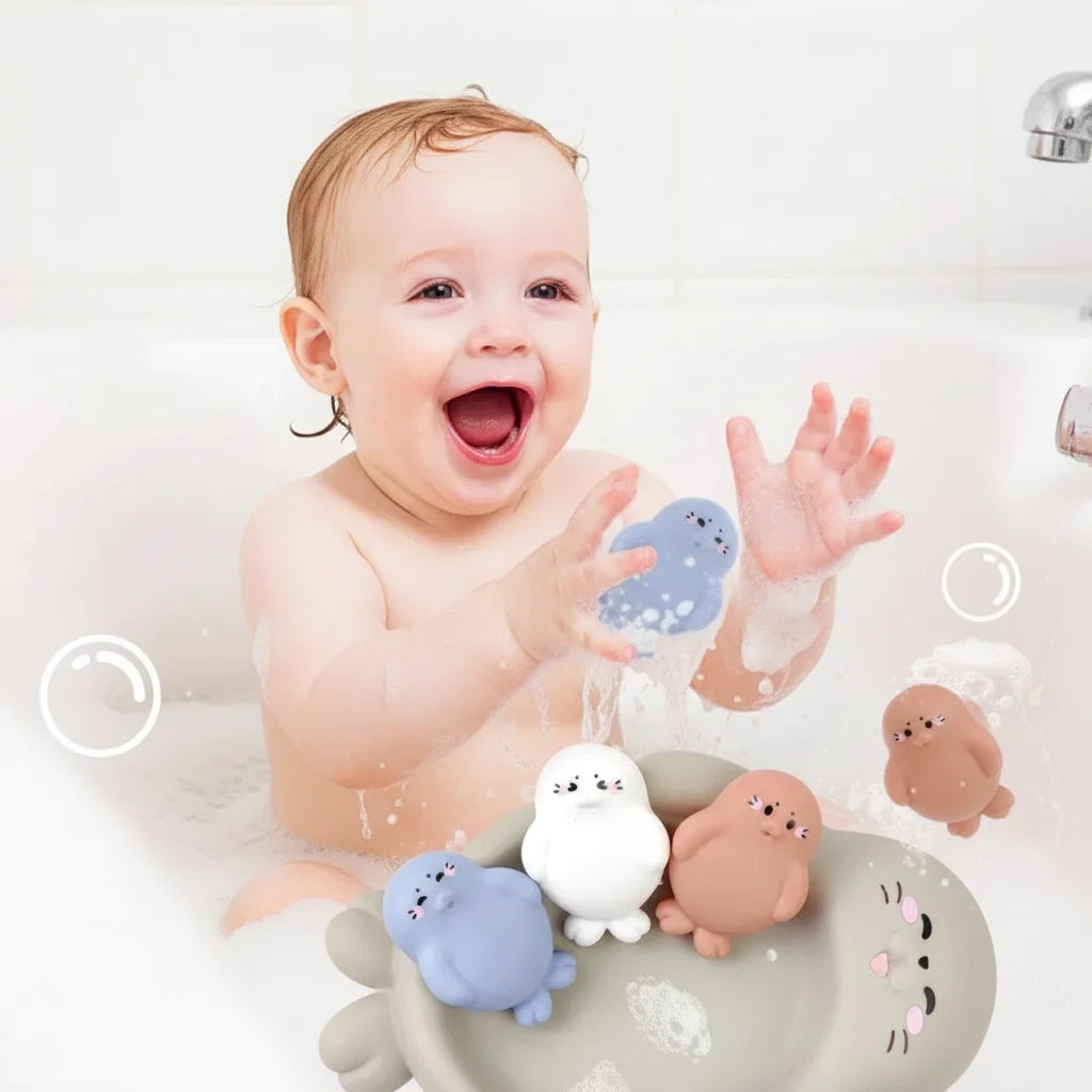 Floating Animal Bath Toy Set