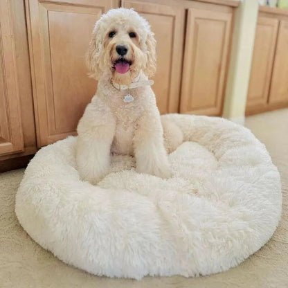 Calming Plush Dog Bed