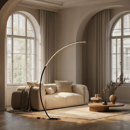 Modern LED Arc Floor Lamp