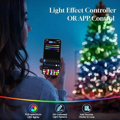 Cozy Crest Pre-Lit Artificial Christmas Tree - 7ft & 9ft Fraser Fir or Snow Flocked, Built-In Lights, Easy Assembly