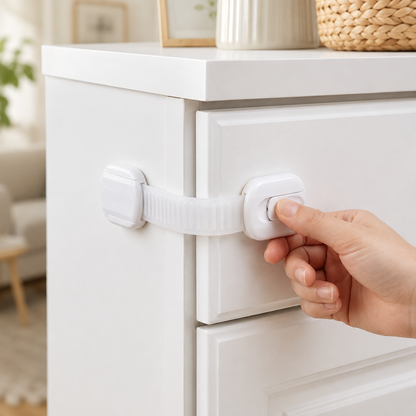 Baby Proof Adhesive Cabinet Locks