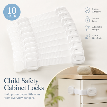 Baby Proof Adhesive Cabinet Locks