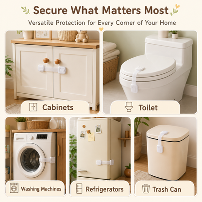 Baby Proof Adhesive Cabinet Locks
