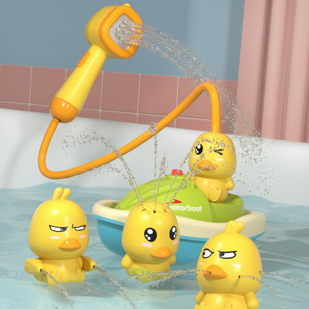 Interactive Infant Bath Playset