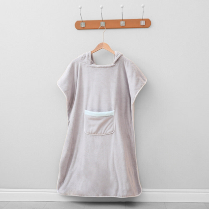 Hooded Poncho Bathrobe