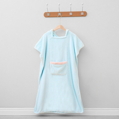 Hooded Poncho Bathrobe