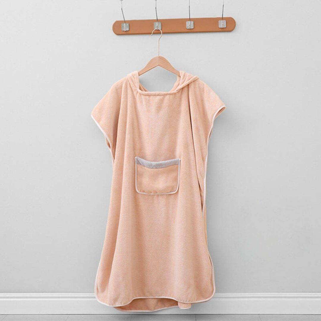 Hooded Poncho Bathrobe