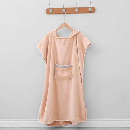 Hooded Poncho Bathrobe