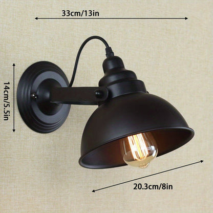Retro Industrial Metal Wall Sconce