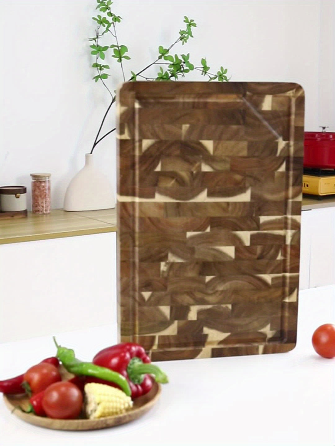 Acacia End Grain Cutting Board