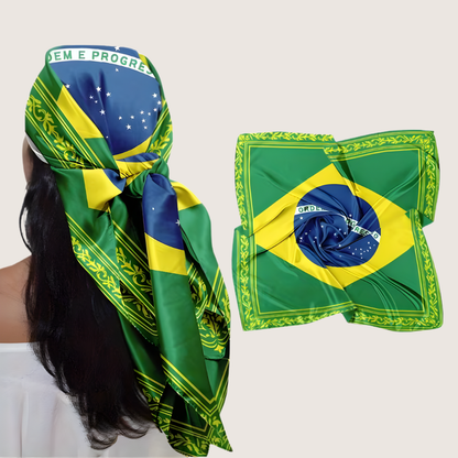 Brazil Flag Bandana Scarf