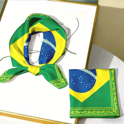 Brazil Flag Bandana Scarf