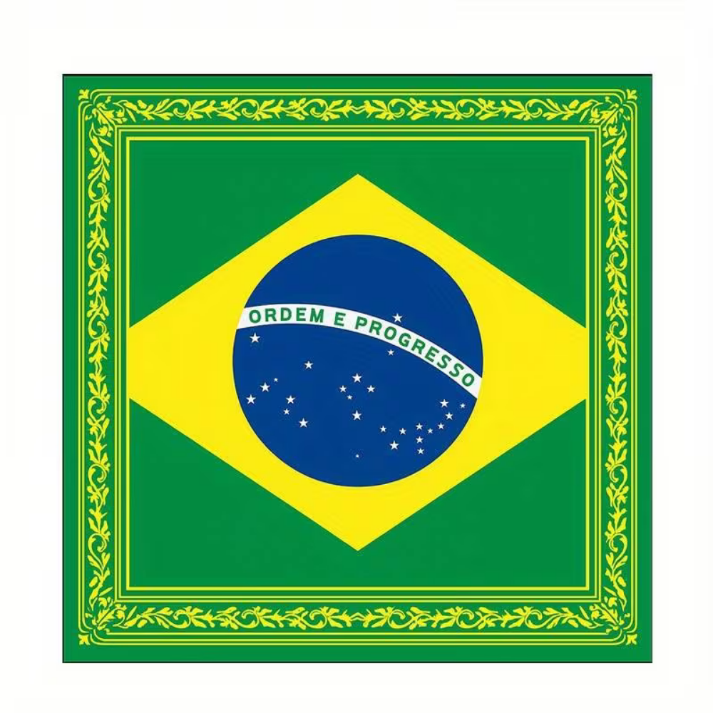 Brazil Flag Bandana Scarf