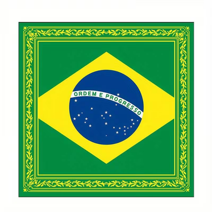 Brazil Flag Bandana Scarf