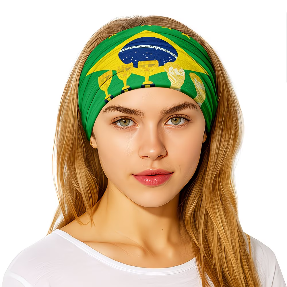 Brazil Flag Neck Gaiter