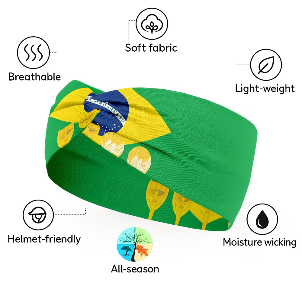 Brazil Flag Neck Gaiter