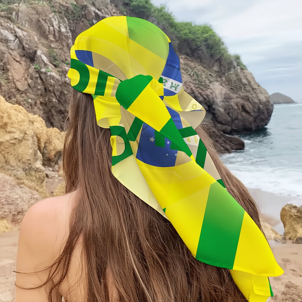 Brazil Flag Beach Towel