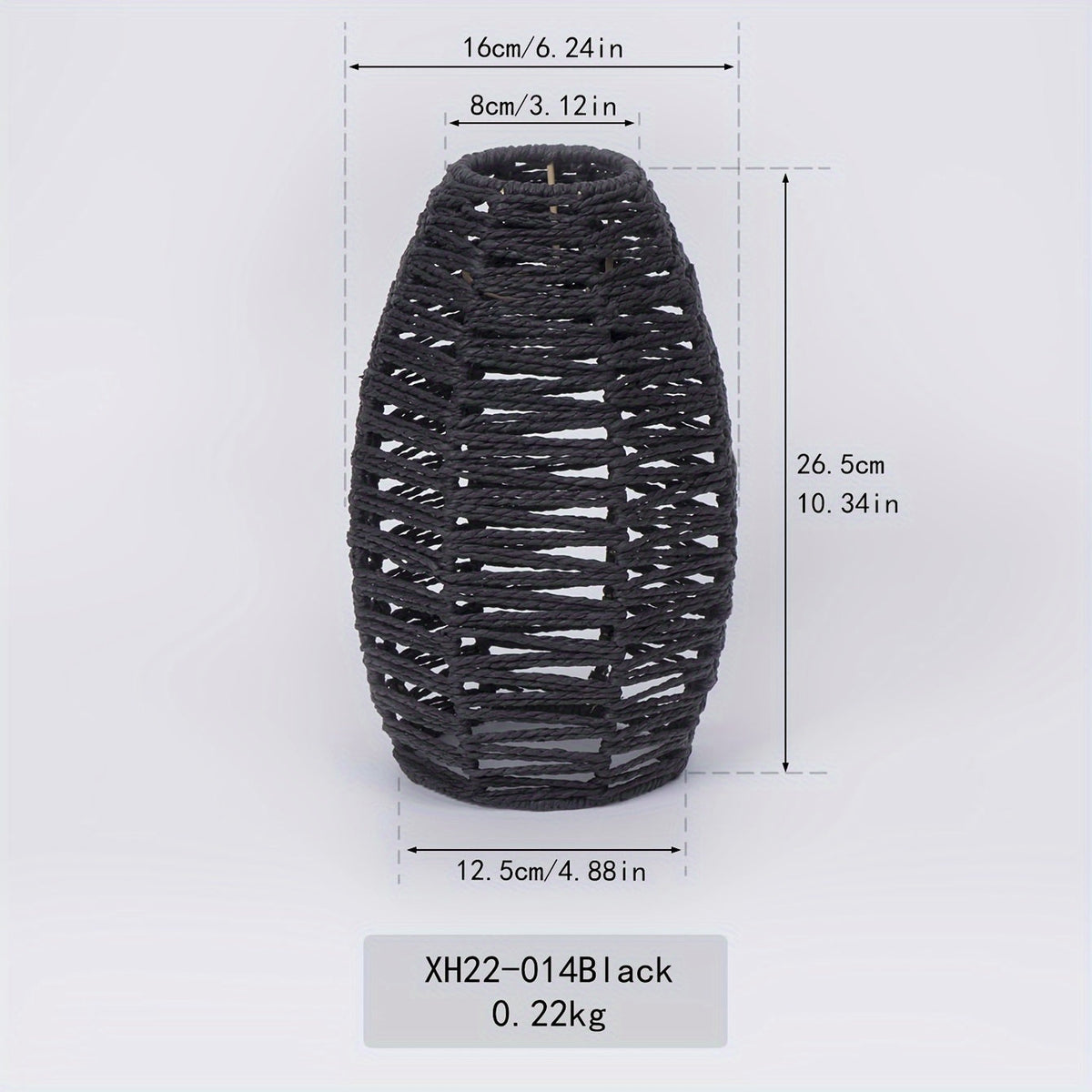 Natural Handwoven Rope Pendant Shade