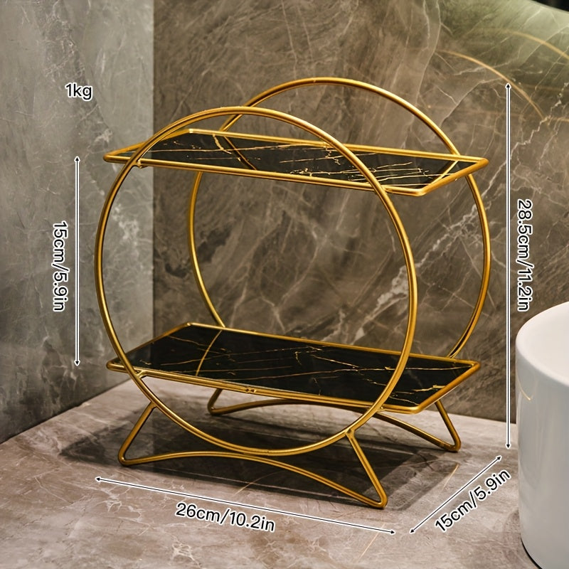 Two-Tier Cat Ear Bathroom Organizer